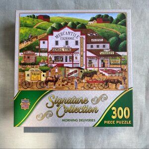 NWT MasterPieces Morning Deliveries Art Poulin 300 Piece Puzzle
